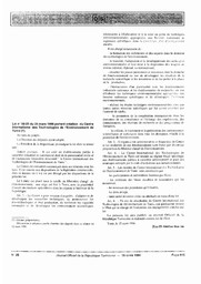 Loi nº 96-25 portant création du Centre International des Technologies de l'Environnement de Tunis | 