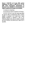 Décret N° 2004-795 du 22 mars 2004 | 