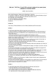 Décret n° 78-373 du 12 avril 1978 | 