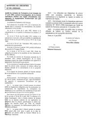 Arrêté du ministre de l'industrie et de l'énergie du 11 juin 2003 | 
