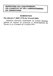 Décret n° 2003-1775 du 18 août 2003 | 