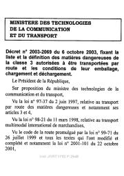 Décret n° 2003-2069 du 06 octobre 2003 | 
