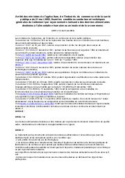 Arrêté des ministres de l'agriculture, de l'industrie, du commerce et de la santé publique du 21 mai 2002 | 