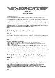 Arrêté du ministre de l'agriculture 08-05-02 | 