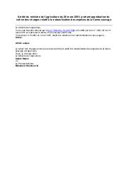 Arrêté du ministre de l'agriculture du 28 mars 2001 " la naturalisation des espèces" : Arrêté du ministre de I'agriculture du 28 mars 2001; portant approbation du cahier des charges relatif à la naturalisation des espèces de la faune sauvage | 