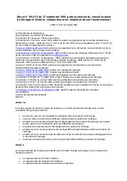 Décret n° 99-2113 du 27 septembre 1999 : Décret n° 99-2113 du 27 septembre 1999, portant création du conseil national de l'énergie et fixant sa composition et les modalités de son fonctionnement (JORT n° 79 du 1er octobre 1999) | 