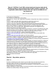 Décret n° 99-769 du 5 avril 1999 | 