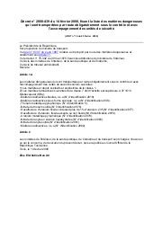 Décret n° 2000-439 du 14 février 2000 | 