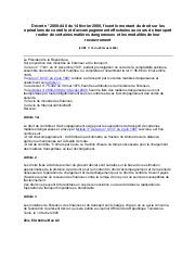 Décret n° 2000-440 du 14 février 2000 | 