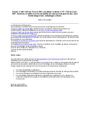 Décret n2001-843 du 10 avril 2001 | 