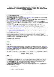 Décret n° 2002-2017 du 4 septembre 2002 | 