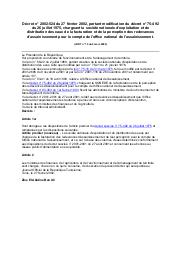 Décret n° 2002-524 du 27 février 2002 | 