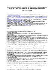 Arrêté des ministres des finances du 15 avril 1994 (assainissement) | 