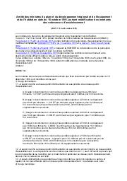 Arrêté des ministres du plan et du développement régional et de l'équipement et de l'habitat du 16 octobre 1991 : Arrêté des ministres du plan et du développement régional et de l'équipement et de l'habitat en date du 16 octobre 1991, portant modification des montants des redevances d'assainissement (JORT n° 72 du 29 octobre 1991) | 