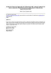 Arrêté du ministre de l'agriculture du 18 décembre 1993 : Arrêté du ministre de l'agriculture du 18 décembre 1993, portant création d'une réserve naturelle à Djebel Bouramli de la délégation de Gafsa Sud du gouvernorat de Gafsa (JORT n° 100 du 31 décembre 1993) | 