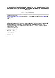 Arrêté du ministre de l'agriculture du 18 décembre 1993 : Arrêté du ministre de l'agriculture du 18 décembre 1993, portant création d'une réserve naturelle à Aïn Chrichira de la délégation de Haffouz du gouvernorat de Kairouan (JORT n° 100 du 31 décembre 1993) | 