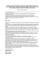 Arrêté du ministre de l'agriculture du 26 juin 1990 : Arrêté du ministre de l'agriculture du 26 juin 1990 modifiant l'arrêté du 18 février 1985, fixant les mesures sanitaires spécifiques à prendre pour la lutte contre la peste bovine dans toutes les espèces de ruminants (JORT n° 46 du 10-13 juillet 1990) | 
