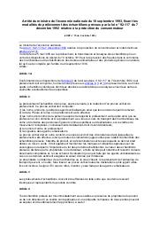 Arrêté du ministre de l'économie nationale du 18 septembre : Arrêté du ministre de l'économie nationale du 18 septembre 1993, fixant les modalités de prélèvement des échantillons prévues par la loi n° 92-117 du 7 décembre 1992 relative à la protection du consommateur (JORT n° 75 du 5 octobre 1993) | 