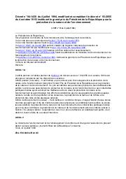 Décret n° 94-1430 du 4 juillet 1994 | 
