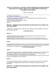 Décret n° 94-1635 du 1er août 1994 | 