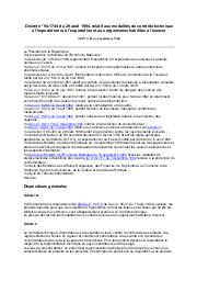 Décret n° 94-1744 du 29 août 1994 | 