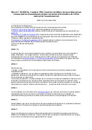 Décret n° 94-2050 du 3 octobre 1994 | 
