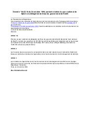 Décret n° 94-2210 du 24 octobre 1994 | 