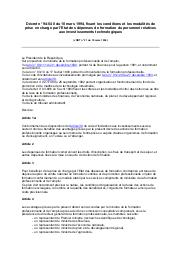 Décret n° 94-540 du 10 mars 1994 | 