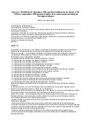 Décret n° 95-2566 du 25 décembre 1995 | 
