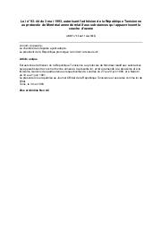 Loi n° 93-44 du 3 mai 1993 : Loi n° 93-44 du 3 mai 1993, autorisant l’adhésion de la République Tunisienne au protocole de Montréal amendé relatif aux substances qui appauvrissent la couche d’ozone (JORT n° 35 du 11 mai 1993) | 
