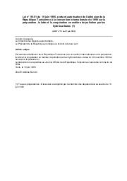 Loi n° 95-51 du 19 juin 1995 | 