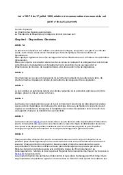 Loi n° 95-70 du 17 juillet 1995 | 