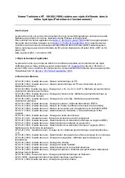 Norme Tunisienne NT. 106.002 : Norme Tunisienne NT. 106.002 (1989) relative aux rejets d'effluents dans le milieu hydrique (Protection de l'environnement). Norme homologuée par arrêté du Ministre de l'Economie Nationale du 20 juillet 1989, JORT no 59, page 1332. Date de prise d'effet : 1er octobre 1989 | 