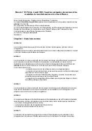 Décret n° 83-724 du 4 août 1983 : Décret n° 83-724 du 4 août 1983, fixant les catégories de normes et les modalités de leur élaboration et de leur diffusion | 