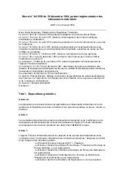 Décret n° 84-1556 du 29 décembre 1984 : Décret n° 84-1556 du 29 décembre 1984, portant réglementation des lotissements industriels (JORT n° 4 du 15 janvier 1985) | 