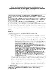 Arrêté des ministres des finances et de l'environnement et de l'aménagement du territoire en date du 15 décembre 1992 : Arrêté des ministres des finances et de l'environnement et de l'aménagement du territoire en date du 15 décembre 1992, relatif aux redevances d'assainissement (JORT n° 86 du 25 décembre 1992) | 