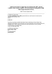 Arrêté du ministre de l’agriculture du 18 décembre 1993 : Arrêté du ministre de l’agriculture du 18 décembre 1993, portant création d'une réserve naturelle à l'île de Chikly de la délégation de Bab Bhar du gouvernorat de Tunis (JORT n° 100 du 31 décembre 1993) | 
