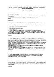 Arrêté du ministre de l'agriculture du 18 juin 1988 : Arrêté du ministre de l'agriculture du 18 juin 1988, fixant le statut des gardes chasse privés (JORT n° 46 du 5 juillet 1988) | 