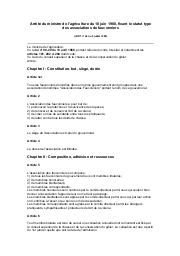 Arrêté du ministre de l'agriculture du 18 juin 1988 : Arrêté du ministre de l'agriculture du 18 juin 1988, fixant le statut type des associations de fauconniers (JORT n° 46 du 5 juillet 1988) | 