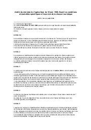 Arrêté du ministre de l'agriculture du 18 juin 1988 : Arrêté du ministre de l'agriculture du 18 juin 1988, fixant les conditions et modalités spécifiques à l'exercice de la chasse touristique (JORT n° 46 du 5 juillet 1988) | 