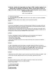 Arrêté du ministre de l'agriculture du 18 juin 1988 : Arrêté du ministre de l'agriculture du 18 juin 1988, relatif et régime de la chasse dans le domaine forestier de l'Etat et aux terrains soumis au régime forestier faisant l'objet de contrats de reboisement ou de travaux de fixation de dunes (JORT n° 46 du 5 juillet 1988) | 