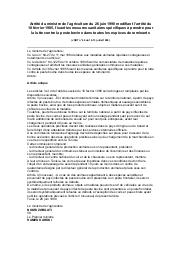 Arrêté du ministre de l'agriculture du 26 juin 1990 : Arrêté du ministre de l'agriculture du 26 juin 1990 modifiant l'arrêté du 18 février 1985, fixant les mesures sanitaires spécifiques à prendre pour la lutte contre la peste bovine dans toutes les espèces de ruminants (JORT n° 46 du 10-13 juillet 1990) | 