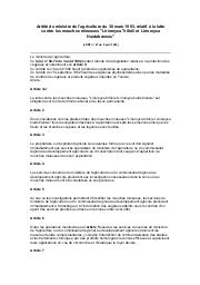 Arrêté du ministre de l'agriculture du 30 mars 1993 : Arrêté du ministre de l'agriculture du 30 mars 1993, relatif à la lutte contre les mouches mineuses "Liriomyza Trifolii et Liriomyza Huidobrensis" (JORT n° 27 du 9 avril 1993) | 