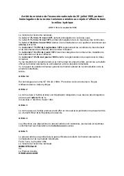 Arrêté du ministre de l'économie nationale du 20 juillet 1989 : Arrêté du ministre de l'économie nationale du 20 juillet 1989, portant homologation de la norme tunisienne relative aux rejets d'effluents dans le milieu hydrique (NT 106.002) | 