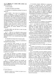 Loi n° 2005-90 du 3 octobre 2005 | 