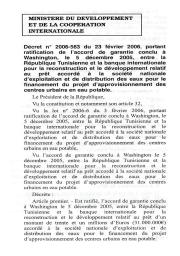 Décret n° 2006-563 du 23 février 2006 | 