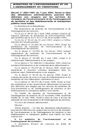 Décret n° 2001-1407 du 7 juin 2001 | 