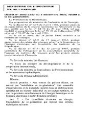 Décret n° 2002-3232 du 3 décembre 2002 | 