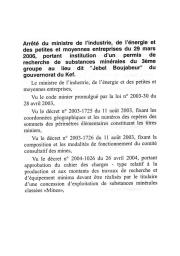 Arrêté du ministre de l'industrie, de l'énergie et des petites et moyennes entreprises du 29 mars 2006 | 