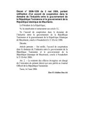 Décret n° 2006-1229 du 2 mai 2006 | 